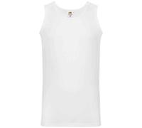 (L, White) Fruit of the Loom Unisex Adult Vest Top