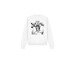 (L, White) Marvel Unisex Adult X-Men Wolverine Jump Sweatshirt