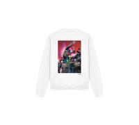 (L, White) Marvel Unisex Adult X-Men Wolverine Nightcrawler Comic Cover Sweatshirt