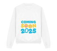 (L, White) Peppa Pig Womens/Ladies Coming Soon 2025 Bump Sweatshirt