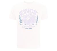 (L, White) Star Wars Mens Expedition Ewok T-Shirt