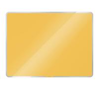 Leitz Magnetic Glass Whiteboard, 600 x 400, Cosy Range, Warm Yellow, 70420019