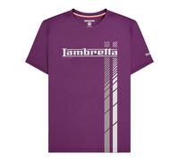 (L, Winter Bloom) Lambretta Mens SS25 Racing Stripe T-Shirt