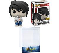 L [with Cake] (Hot Topic Exc): Funk o Pop! Animation Vinyl Figure Bundle with 1 Compatible 'ToysDiva' Graphic Protector (219-13578 - B)
