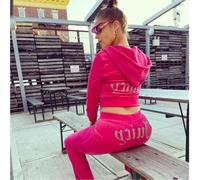 (L) Women Juicy Tracksuit Couture Tracksuit Two Piece Set Couture Sweatsuits