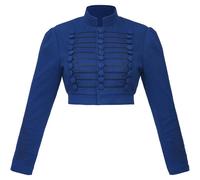 (L) Women's Empire Costume Spencer Jacket Regency Crop Redingote Horse Riding Show Coat