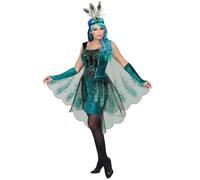 (L) Women's majestic peacock costume
