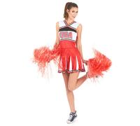 (L) Women's USA cheerleader costume