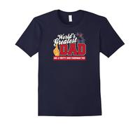 (L) World's Greatest DAD and a Pretty Good Fisherman Too! Tshirt-Father's Day