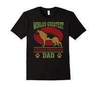 (L) Worlds Greatest German Shepherd Dad T-shirt-Father's Day