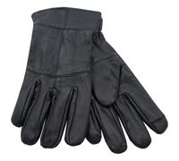 (L/XL, Black) Mens Sheepskin Leather Touch Screen Gloves