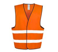 (L, XL, Fluorescent Orange) Result Unisex Adult High-Vis Reflective Vest