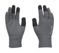 (L-XL, Grey/Black) Nike Unisex Adult Tech and Grip Touch Screen Knitted Gloves