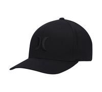(L/XL) Hurley Men's Flexfit Curve Cap ~ One & Only Black Black