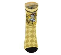 (L-XL, Yellow/Black) Harry Potter Unisex Adult Hufflepuff Socks