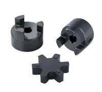L075 Flexible 1/2inch to 3/4inch 3-Piece L Jaw Coupling Coupler Set Buna-N NBR Rubber Spider Wood Log Splitter