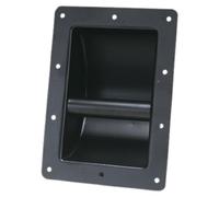 L098BD Black Heavy Duty Metal Recessed Bar Handle