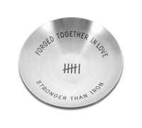 L0famy 6 Year Anniversary Steel Gifts for Her Him 6 Year Wedding Iron Gifts for Wife Husband Couples 6th Anniversary for Him Girlfriends Valentines Christmas Birthday Jewelry Ring Holder