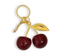 L0famy Bag Charms For Womens Handbags Cherry Key Ring Charm Personalised Coach Keychain Bag Charm, Cherry Bag Accessories, Gifts For Backpacks, Wallets