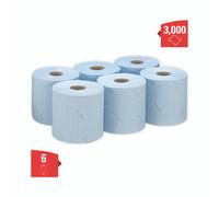 Wypall L10 Wiper Roll Control Centrefeed Blue (Pack of 6) 7407