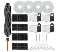 L10s Ultra gen 2 Replacement Parts Accessories Compatible with Dreame L10s Ultra Gen 2 Robot Vacuum Cleaner, Including 1 Main Brush, 4 Hepa Filters, 4 Mop Pads, 4 Edge-Sweeping Brushes, 4 Dust Bag