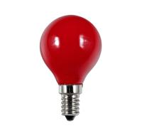 L147215002 1w LED Golf Ball Festoon Light, SES, E14, red