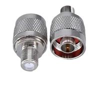 L16 N Male to F TV Female RF Coaxial Connector Straight Brass(Type1-1pcs)