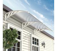 (L190*W100*H28) Door Canopy Awning Window Rain Snow Shelter Curved Sheet