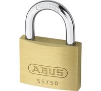 L19088 - ABUS 55 Series Brass Open Shackle Padlock - 48mm KA (5501) 55/50 Boxed
