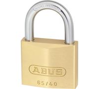 L19146 - ABUS 65 Series Brass Open Shackle Padlock - 40mm KA (6413) 65/40 Boxed