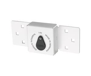 L19386 - ABUS 141 Series Integral Discus Van Lock - White - Hasp Only