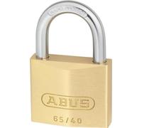L19529 - ABUS 65 Series Brass Open Shackle Padlock - 40mm KA (401) 65/40 Boxed
