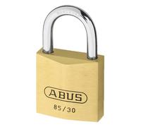 L19549 - ABUS 85 Series Brass Open Shackle Padlock - 30mm KD 85/30 Visi