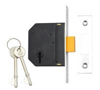 L19804 - UNION J-ES-DL Essential 3 Lever Deadlock - 64mm CP KD Visi