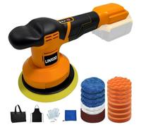 L1NXIXI Cordless Car Buffer Polisher for Dewalt 18V Battery, 6-Inch Buffer Polisher with 3 Variable Speed, 23PCS Car Detailing Kit for Waxing and Polishing [Tool Only]