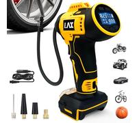 L1NXIXI Tire Inflator Portable Air Compressor for DeWalt 18V/20V Max Battery 160PSI Cordless Portable Battery Powered Air Pump with Digital Pressure Gauge for Car Motorcycles Bike Ball(no Battery)