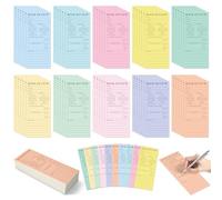 L1rabe Macaron Book Review Bookmarks - 100th Day of School 120Pcs Book Page Marker Reading Log for Readers Bookworm Bookish Gift, Reading Page Tracker for Students Teachers Women to Review & Tracker