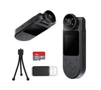 L20 1.5”Screen Body Cameras with Audio and Video Recording, 1080P Wearable Personal Body Cam w/ 180° Rotating Lens, 7HR Battery, Night Vision, 64GB Portable Body Worn Camcorder for Civilians (No WiFi)
