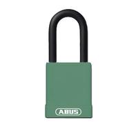 L22477 - ABUS 74 Series Lock Out Tag Out Coloured Aluminium Padlock - Green