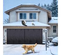 L230cm x H180cm Magnetic Garage Cover Screen, Winter Windproof Door Curtain