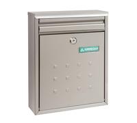 L27342 - ARREGUI Dime Mailbox - Satin Stainless Steel