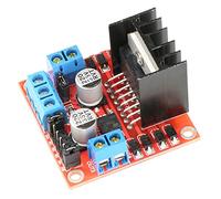 L298N Dual H-Bridge Stepper Motor Driver DC Motor Controller Board 5V-35V 2A with Heat Sink for Arduino Robot Car Smart Projects