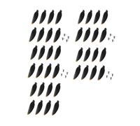 L300 RC Drone Replacement Propellers 8 Pack Maple Leaf Style Fan Compatible With L300 Drone Model Spare Parts Accessories(5set-40pcs)