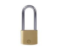 L32296 - YALE Y110B Brass Long Shackle Padlock - 40mm