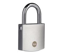 L32313 - YALE Y120B Brass Padlock With Chrome Finish - 50mm
