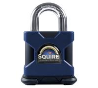 L32413 - SQUIRE SS50P5 Stronghold Steel 5 Pin Open Shackle Padlock - KD Boxed