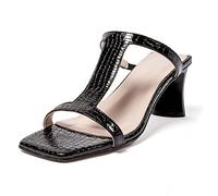 L37 HANDMADE SHOES AUTOMATIC, Heeled sandal, Black,
