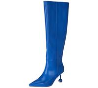L37 HANDMADE SHOES Women's Move to The City Knee high Boot, Blue, 6.5 UK
