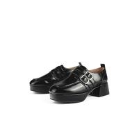 L37 HANDMADE SHOES Women's Pumps I High Heels I Natural Leather I Handmade Shoes I Unique Style I Wait A Minute, Black, 4 UK