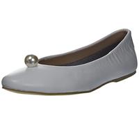L37 HANDMADE SHOES Women's Soft Pearl Ballet Flat, White, 5 UK